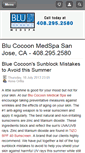 Mobile Screenshot of blucocoonmedspa.com